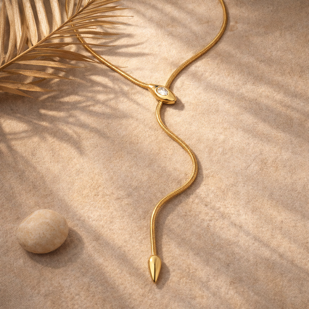 Collier Lariat Élégance Dorée